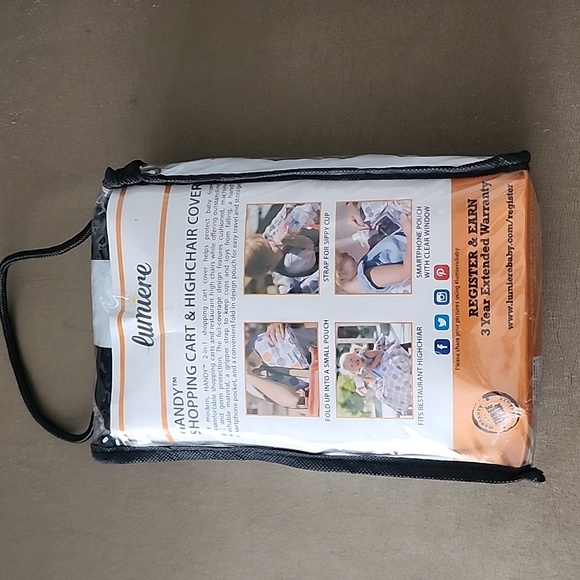 Shopping cart and high chair cover - Picture 2 of 2